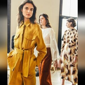 Massimu Dutti limited edition linen safari jacket size medium